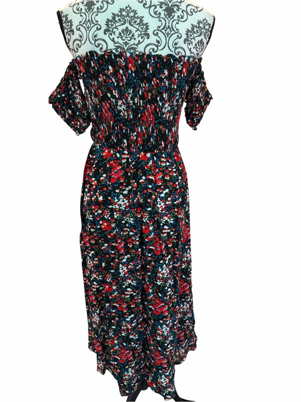 LuLu’s Off-Shoulder Floral Midi Dress - Picture 8 of 12